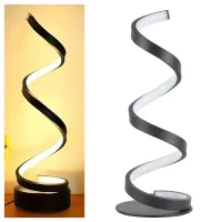 Led Spiralna Lampka Nocna Lampa Stołowa Oświetlenie Dekoracyjne do Sypialni