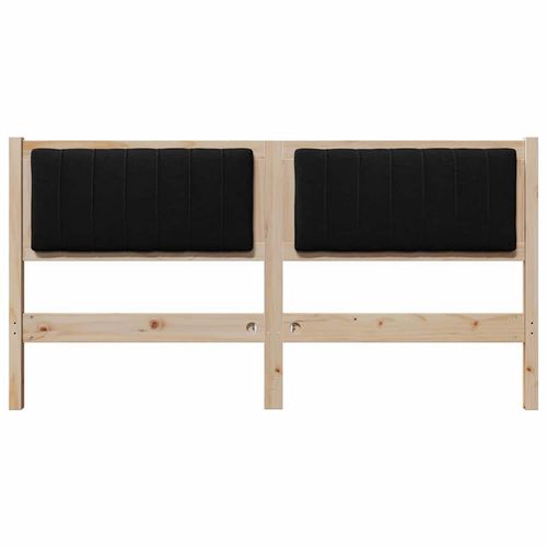 Tapicerowane wezgłowie Brązowy 160 cm Lite drewno sosnowe na Arena.pl