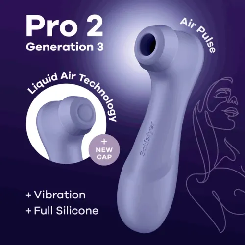 satisfyer pro 2 generation 3 violet - intuicyjny stymulator air pulse na Arena.pl