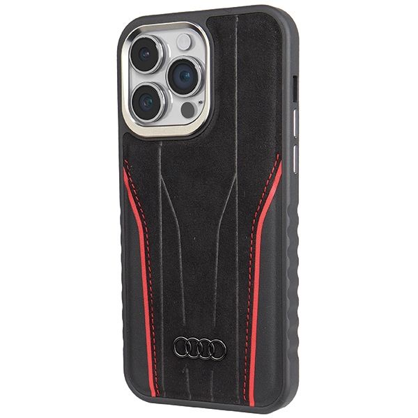 Etui Audi do iPhone 15 Pro, Czarny, MagSafe zdjęcie 2