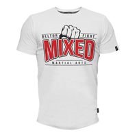 Beltor - Koszulka T-shirt Slim Mixed Martial Arts biały M