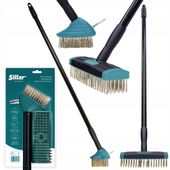 2x Szczotka druciana do czyszczenia fug bruku kostki brukowej skrobak