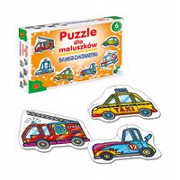 Rozwijające PUZZLE Do Układania GRA LOGICZNA Zestaw Puzzli SAMOCHÓD Autko