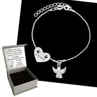 Srebrna Bransoletka KOMUNIA GRAWER CHRZEST 925