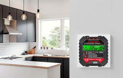 Habotest Ht107d Tester Gniazd Elektrycznych Z Wyświetlaczem LCD Test RCD na Arena.pl