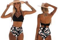 Dwuczęściowy strój kąpielowy wysoki stan L (S127)