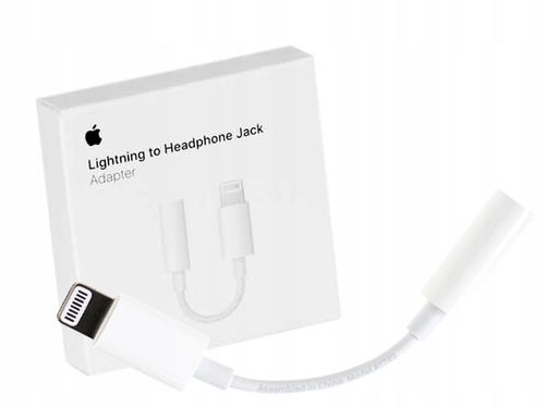 ORYGINALNY ADAPTER APPLE LIGHTNING DO JACK 3,5mm na Arena.pl