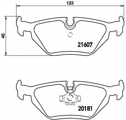 KLOCKI HAM BMW 3 (E36) BREMBO na Arena.pl