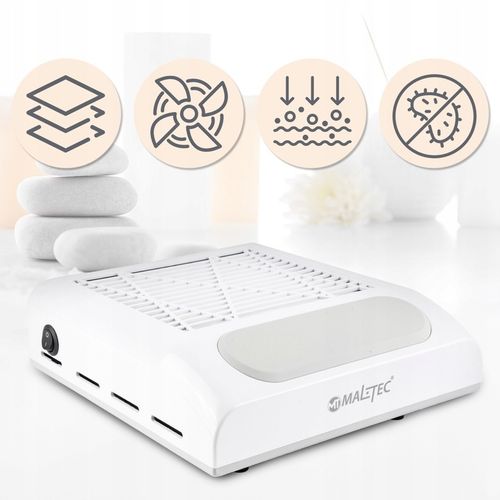 POCHŁANIACZ PYŁU DO PAZNOKCI BEZWORKOWY KASETOWY MANICURE FILTR 80W na Arena.pl