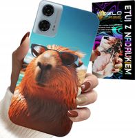 ETUI DO MOTOROLA G34 5G - SŁODKA KAPIBARA, CAPIBARA CASE + FOLIA