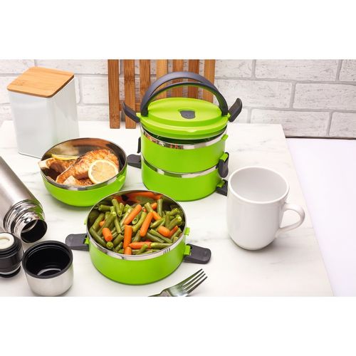 POJEMNIK NA ŻYWNOŚĆ MENAŻKA OBIADOWY LUNCH BOX 4 czesci 2,8L Termos na Arena.pl