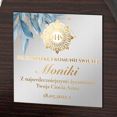 OBRAZEK srebrny pamiątka I KOMUNII GRAWER prezent na Arena.pl