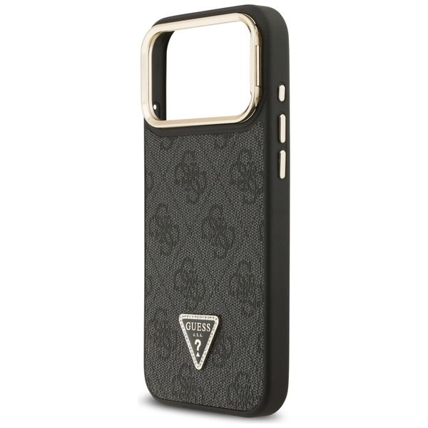 etui guess 4g pu triangle logo & stand   camera magsafe do iphone 17 zdjęcie 6
