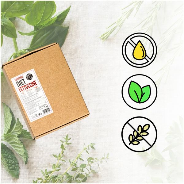 Makaron Konjac - Fettuccine 1000 g diet bezglutenowy KETO bio 1 kg CHEAT zdjęcie 3