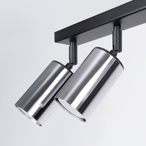 Plafon WINX 6L czarny/chrom na Arena.pl