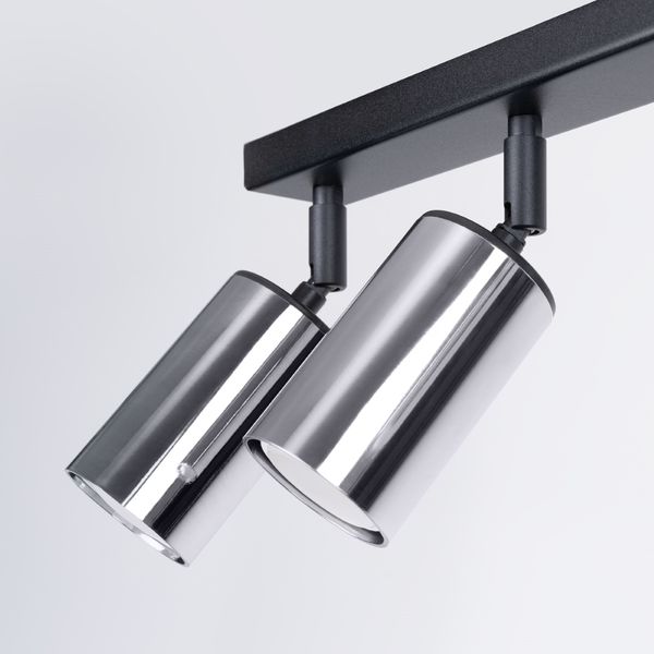 Plafon WINX 6L czarny/chrom zdjęcie 6