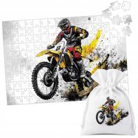 PUZZLE TRADYCYJNE - MOTOR MOTOCYKL MOTOCROSS - 120 el