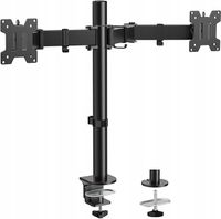 UCHWYT DO MONITORA 13-32″ PODWÓJNY HUANUO HNCM25 DO 10KG MOCOWANY DO BIURKA
