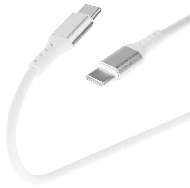 Kabel USB typ-C - USB typ-C eXtremestyle Ampere (2 m, biały) zdjęcie 4