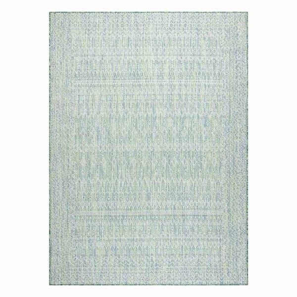 RUG/LU/VINEA/RHOMBUS/GREEN+BLUE/80x150 zdjęcie 1