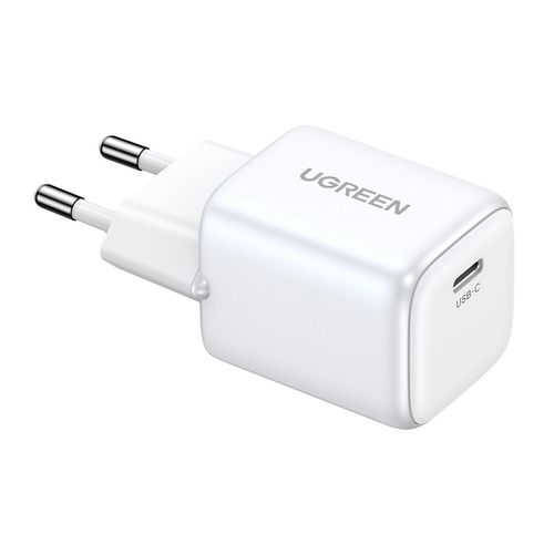 Szybka ładowarka sieciowa GaN 1x USB-C 20W PD Nexode Mini biała na Arena.pl