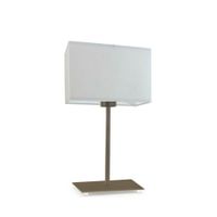 Lampka AMALFI abażur jasny szary stelaż stare złoto