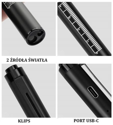 Latarka Diagnostyczna - Laryngologiczna LED USB-C na Arena.pl
