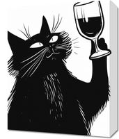 Obraz 40x50cm Koci Wirtuoz