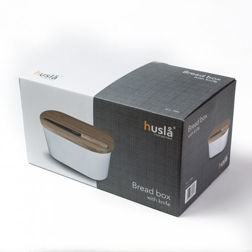 chlebak husla z deską do krojenia i nożem 73940 na Arena.pl