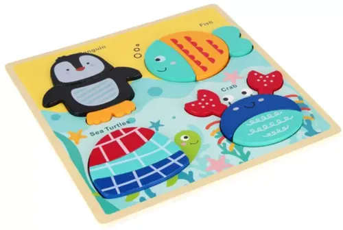 Układanka drewniana, ocean na Arena.pl