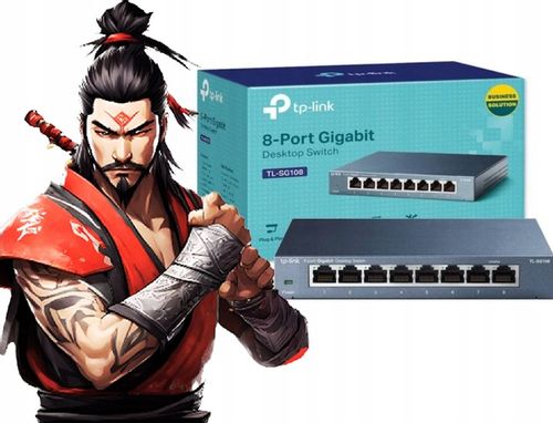 SWITCH TP-LINK TL-SG108 GIGABIT 8 PORTÓW na Arena.pl