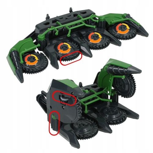 Zdalnie Sterowany Kombajn Ruchome Elementy Świeci DYM Prezent dla 5 6 Latka na Arena.pl