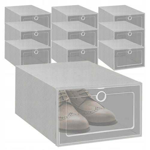 10X PUDEŁKA NA BUTY ORGANIZER PUDEŁKO SZAFKA PÓŁKA POJEMNIKI STOJAK na Arena.pl