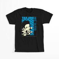 Koszulka Czarna Demon Slayer / Kimetsu no Yaiba / Miecz zabójcy demonów - WYBIERZ KOLOR KOSZULKI I FASON Damska XL