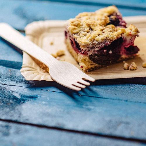 Sztućce drewniane widelec nóż łyżka biodegradowalne BIOZOYG 16cm 400 szt na Arena.pl