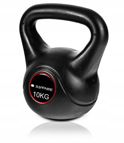 Hantel KETTLEBELL Sapphire 10KG kula ODWAŻNIK kettle HANTLA do ćwiczeń na Arena.pl