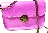 MAŁA TOREBKA NA ŁAŃCUSZKU PRZEZ RAMIĘ WRZOSOWY RÓŻ