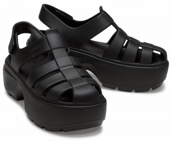 Damskie Sandały Platforma Crocs Stomp Fisherman 209938 Sandal 39-40 zdjęcie 1