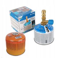 Laboratoryjny palnik bunsena CFH GERMANY BL1700 2x kartusz propan-butan