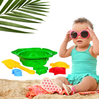 Zestaw Do Piasku Łopatka 4 Foremki Dla Dzieci 1431
