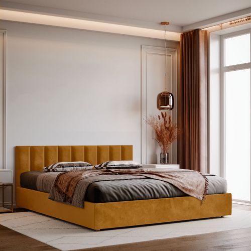 Panel Tapicerowany Ścienny Żółty 70cm x 15cm na Arena.pl