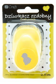 DZIURKACZ OZDOBNY 2,5CM JCDZ-110 DP CRAFT KURCZAK zdjęcie 1