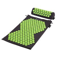 Mata do akupresury + poduszka AKM03 74x42 cm HMS czarna