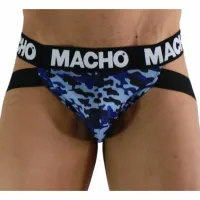 macho mx28ma jockstrap military blue xl - anatomiczny komfort i wsparcie