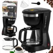Kompaktowy Ekspres Przelewowy Adler Ad4381 0,6L 600W Szklany Dzbanek Black