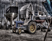 Puzzle Traktor Ciągnik