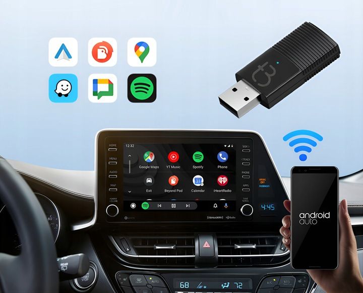 Bezprzewodowy Adapter Mini USB TB-NANO Carplay / Android Auto do zdjęcie 9