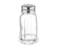 Solniczka pieprzniczka przyprawnik szklany sól pieprz 30 ml stal nierdzewna