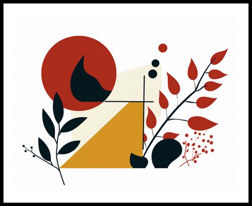 Plakat 76x60,5cm Ogień i Flora na Arena.pl