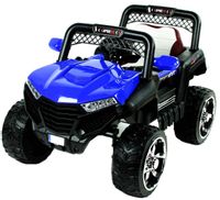 Emaga Auto na akumulator dla dzieci 4x4 skóra EVA pilot CAR-JM-6-NIEBIESKI
